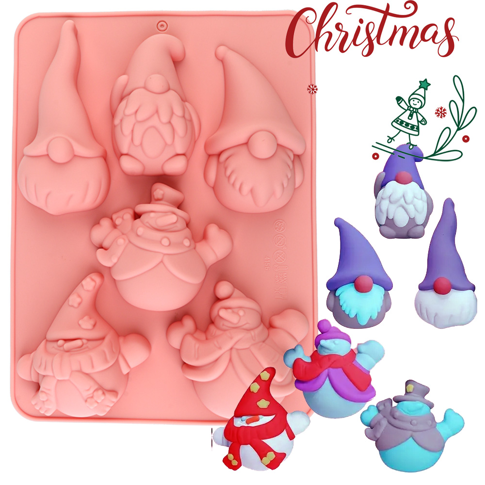 Holiday Candle Set - Forma silikonowa do pieczenia w kształcie