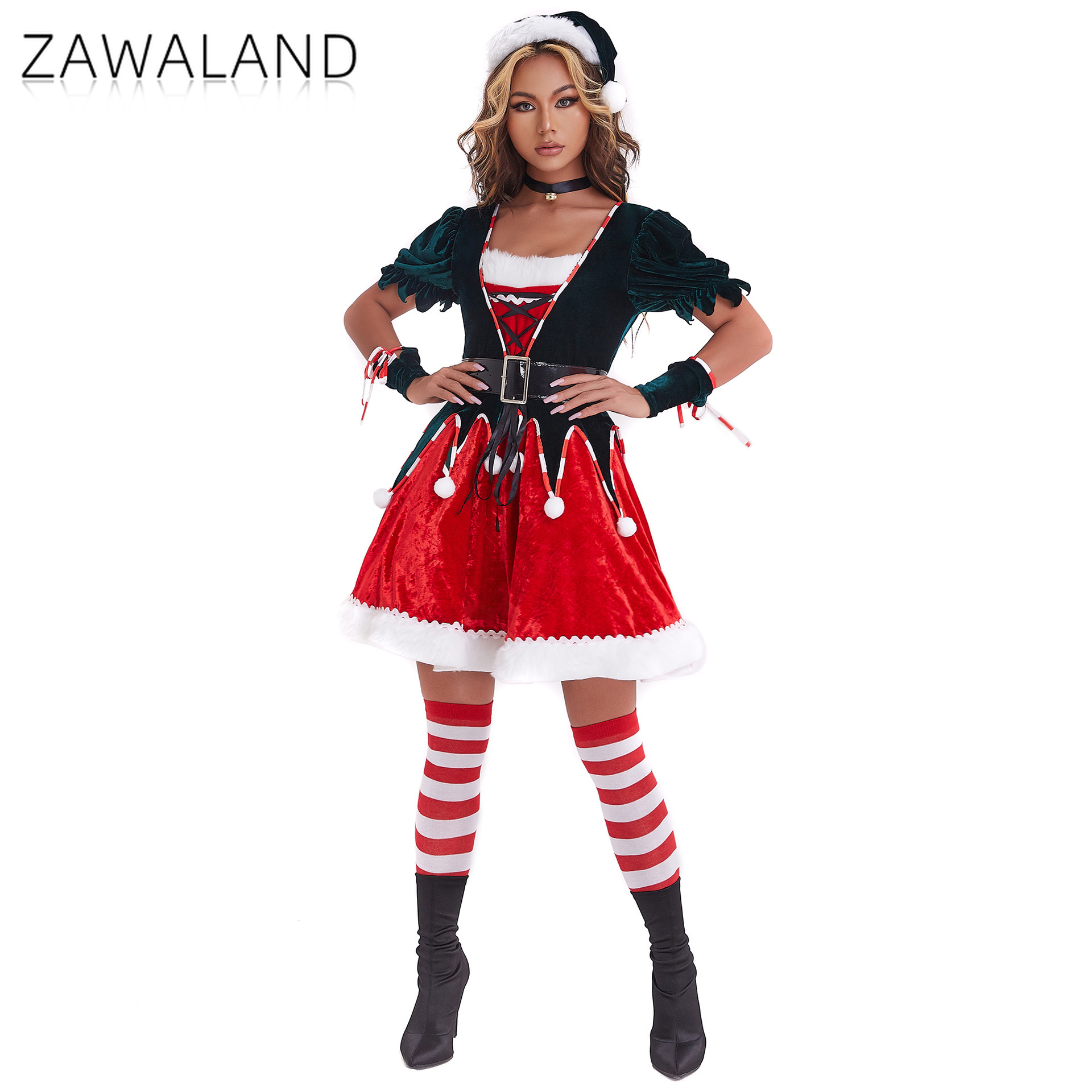 Elf Costume Christmas - Sukienki do cosplayu Świątecznego Elfa dla