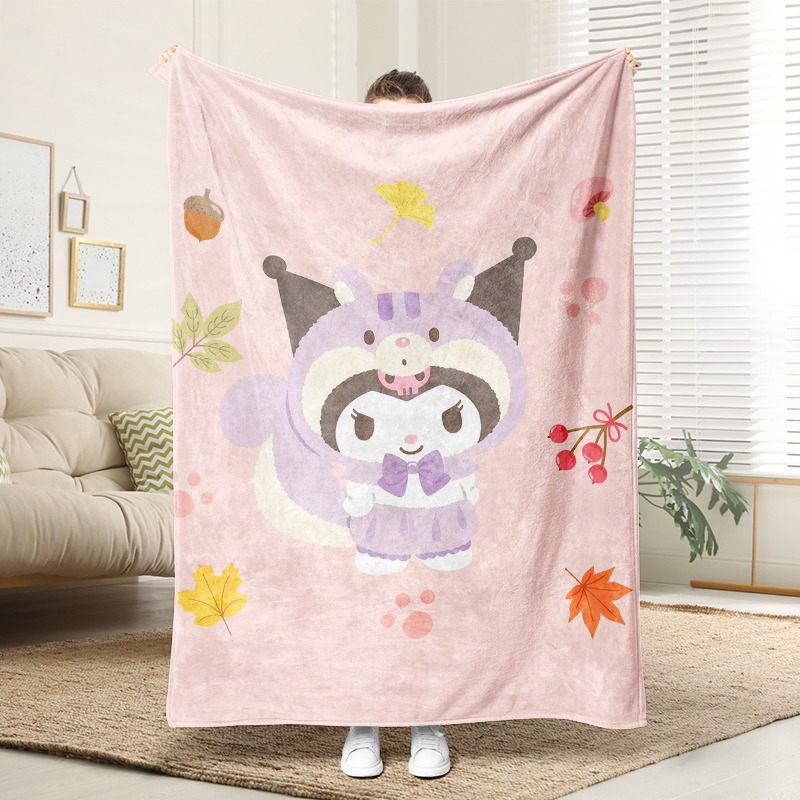 Christmas Throw Blanket - Koc Sanrio – Przytulny różowy koc