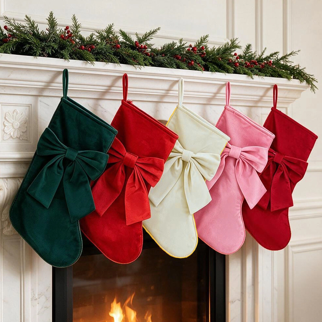 1 szt. skarpety świątecznej, t – Christmas Stocking Hanging recenzja i cena