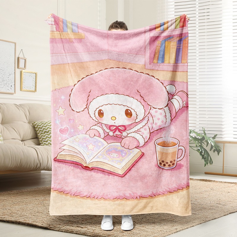 Koc Sanrio – Przytulny różowy  – Christmas Throw Blanket recenzja i cena