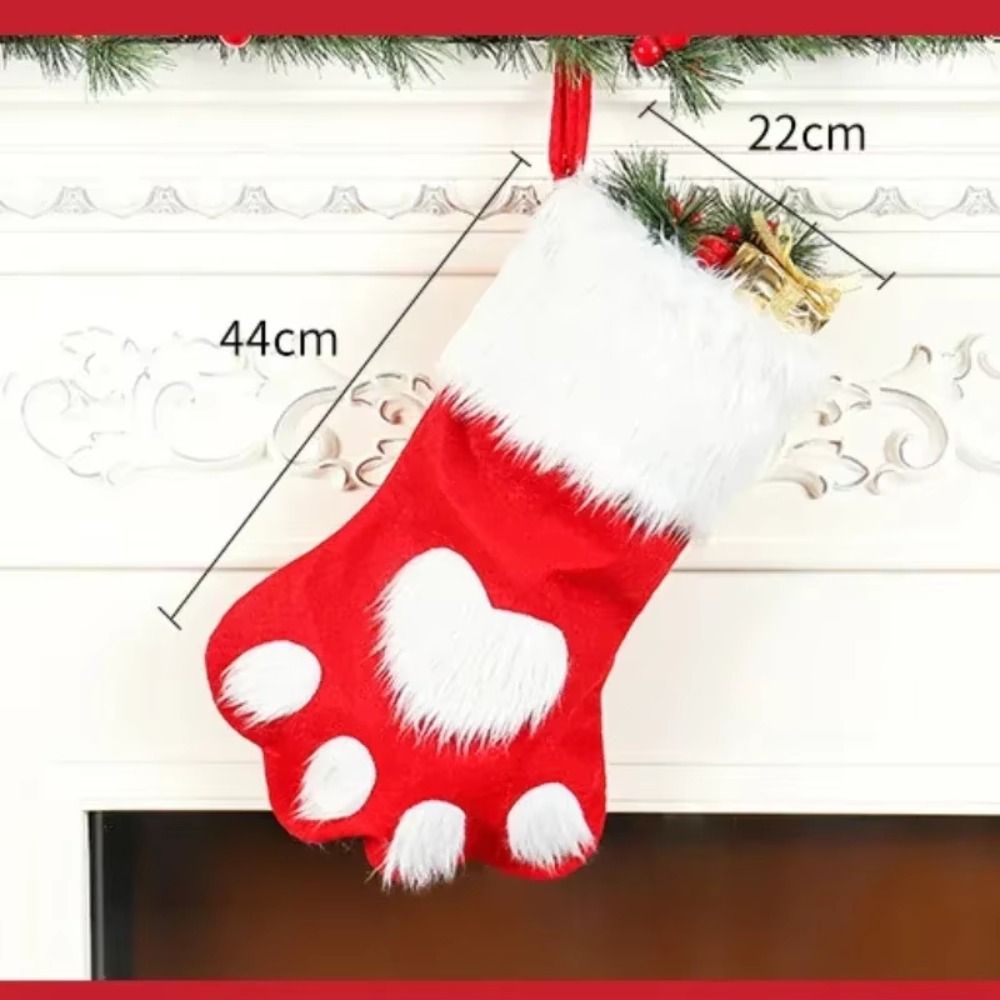 1/3/5/10 SZT. Urocza, pojemna  – Christmas Stocking Hanging recenzja i cena