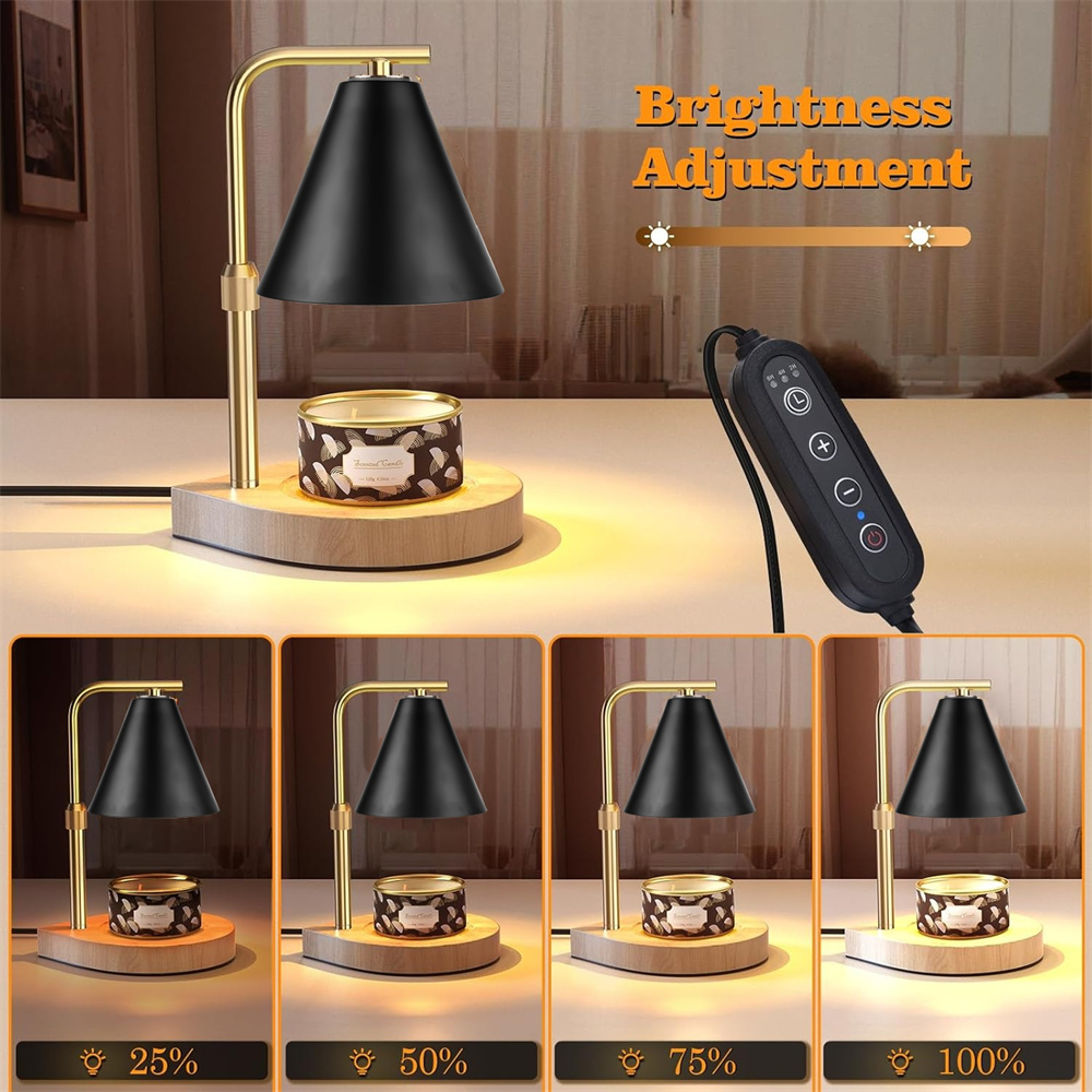 Czarna lampa do podgrzewania ś – Holiday Candle Set recenzja i cena