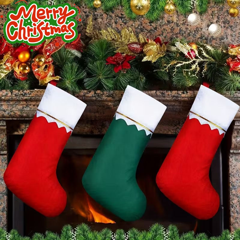 12-24 szt. Zestaw świątecznych – Christmas Stocking Hanging recenzja i cena