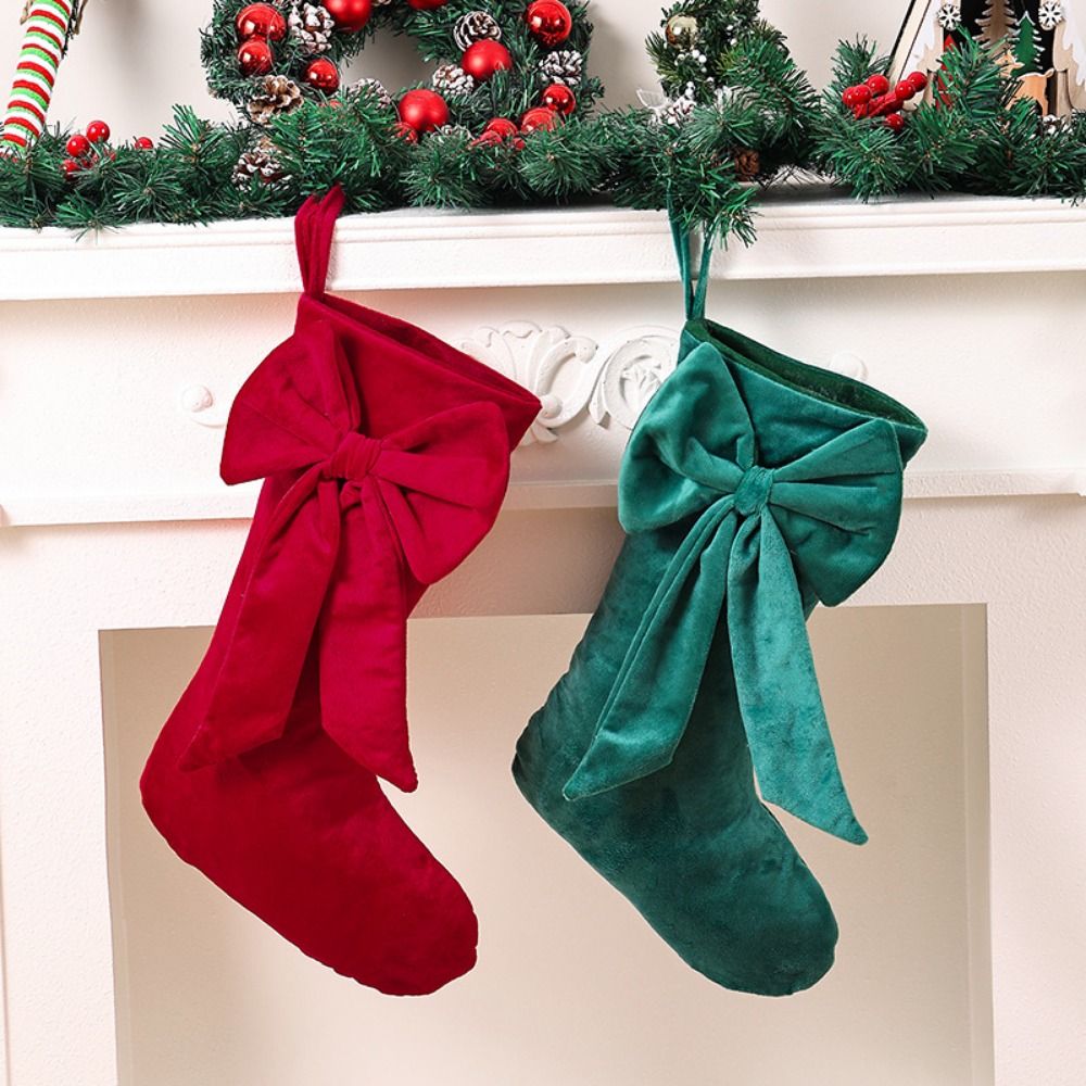 Aksamitna skarpeta świąteczna  – Christmas Stocking Hanging recenzja i cena