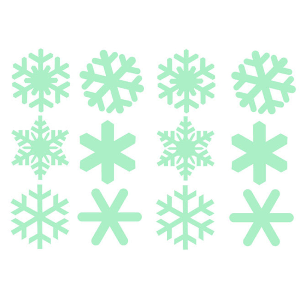 1 zestaw świecących naklejek ś – Snowflake Window Decal recenzja i cena
