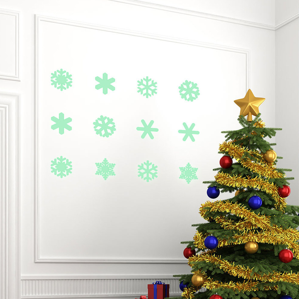 1 zestaw świecących naklejek ś – Snowflake Window Decal recenzja i cena