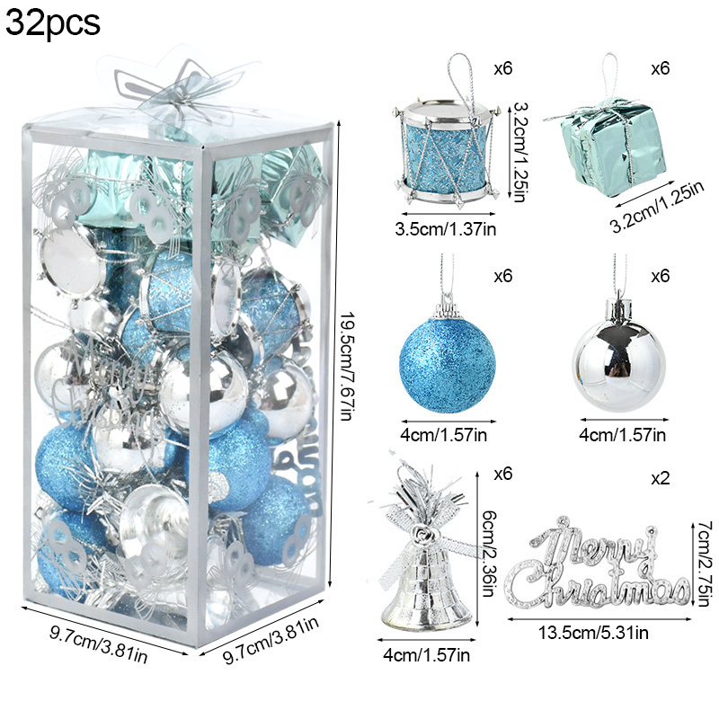 32Pcs/box Christmas Ball Ornam – Ornament Ball Set recenzja i cena