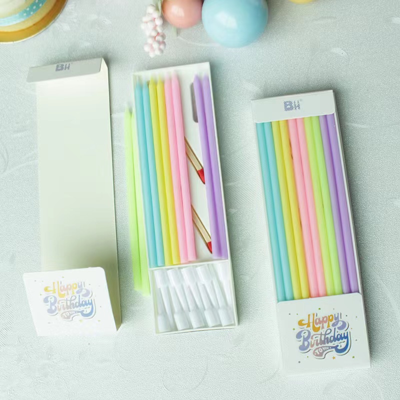 10Pcs Długa świeczka urodzinow – Holiday Candle Set recenzja i cena