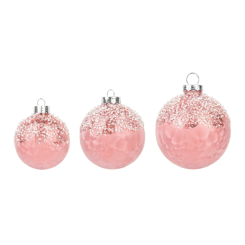 8/10/12CM 2/6 szt. Różowe bomb – Ornament Ball Set recenzja i cena